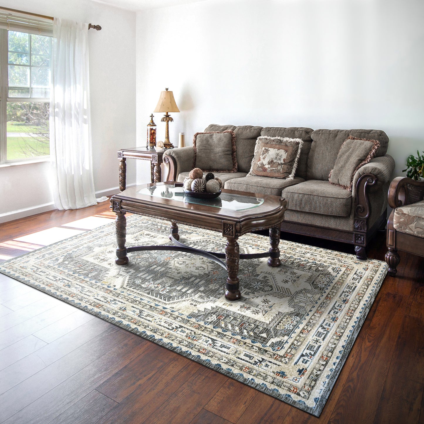 Jupiter 3104-999 Grey/Multi Area Rug