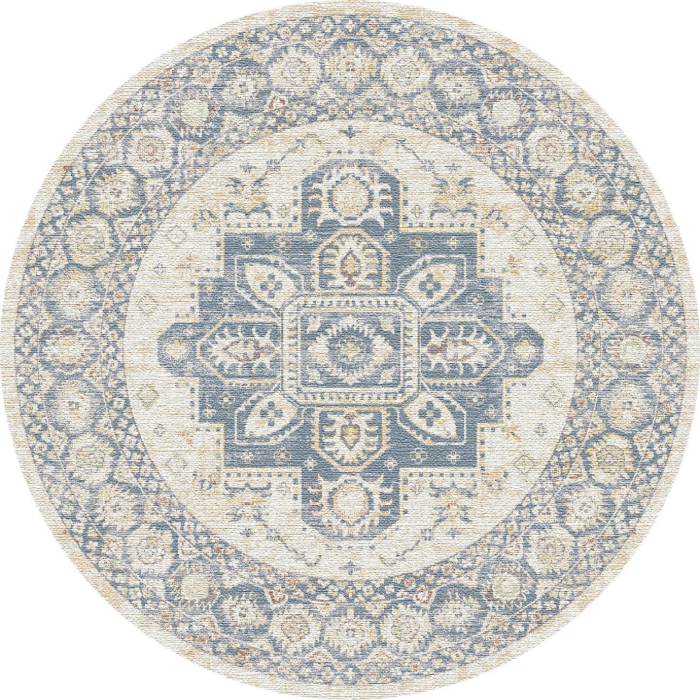 Jupiter 3106-859 Beige/Navy/Multi Area Rug