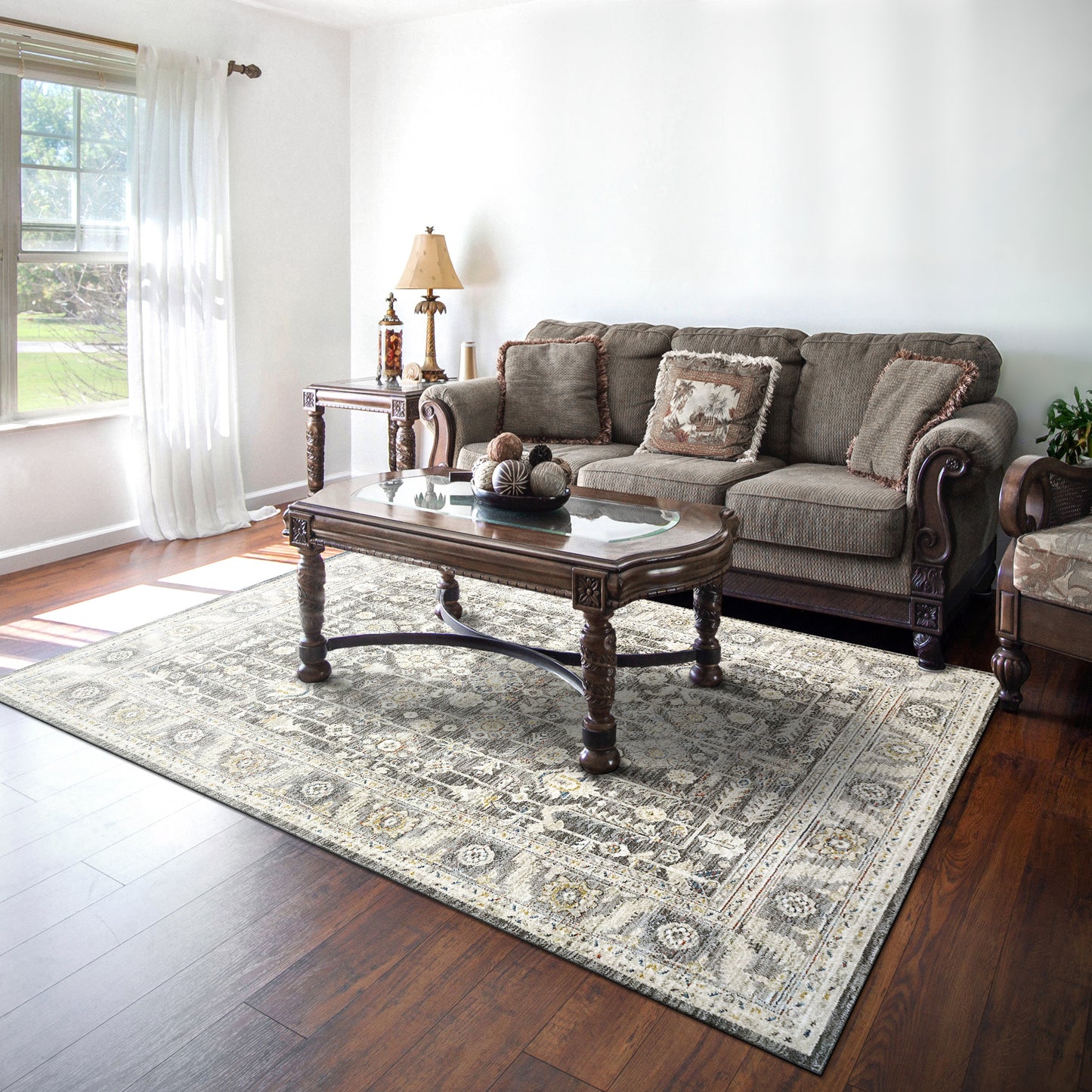 Jupiter 3107-999 Grey/Multi Area Rug