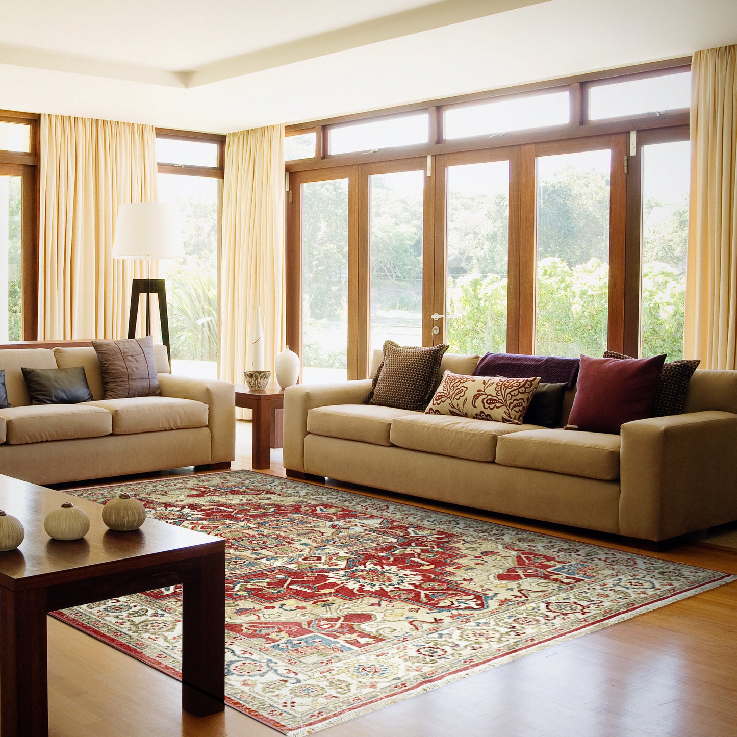 Juno 6882-130 Ivory/Red Area Rug