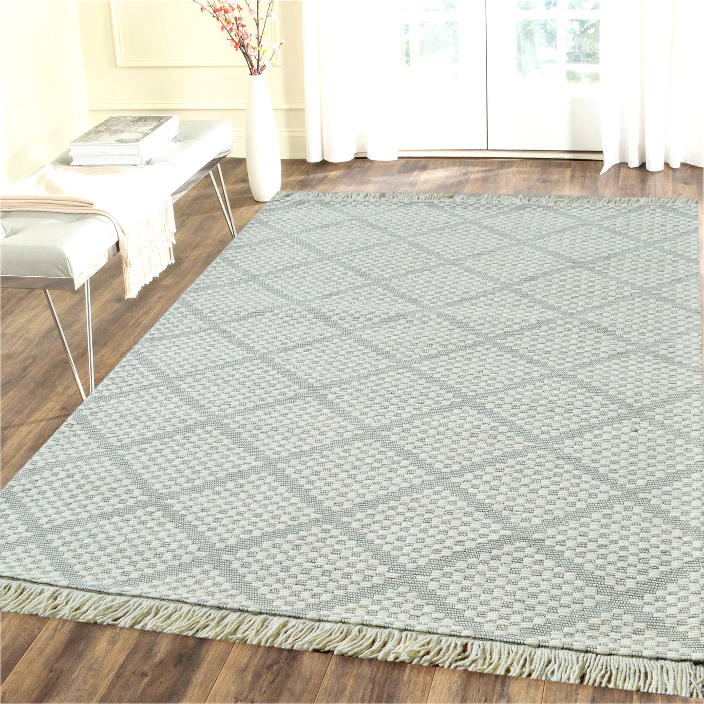 Lola 2123-190 Ivory/Grey Area Rug
