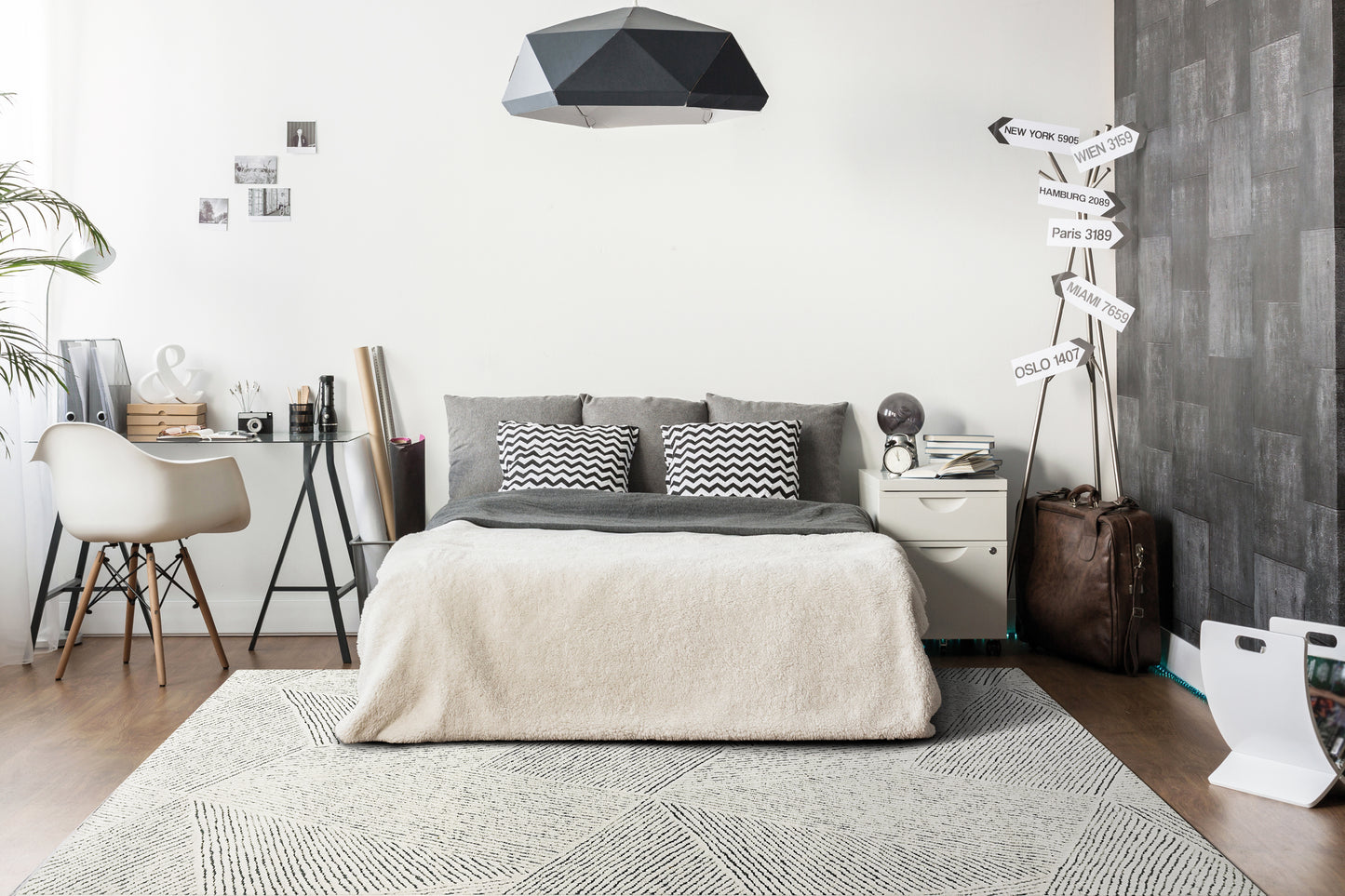 Lotus 8144-150 Ivory/Blue Area Rug