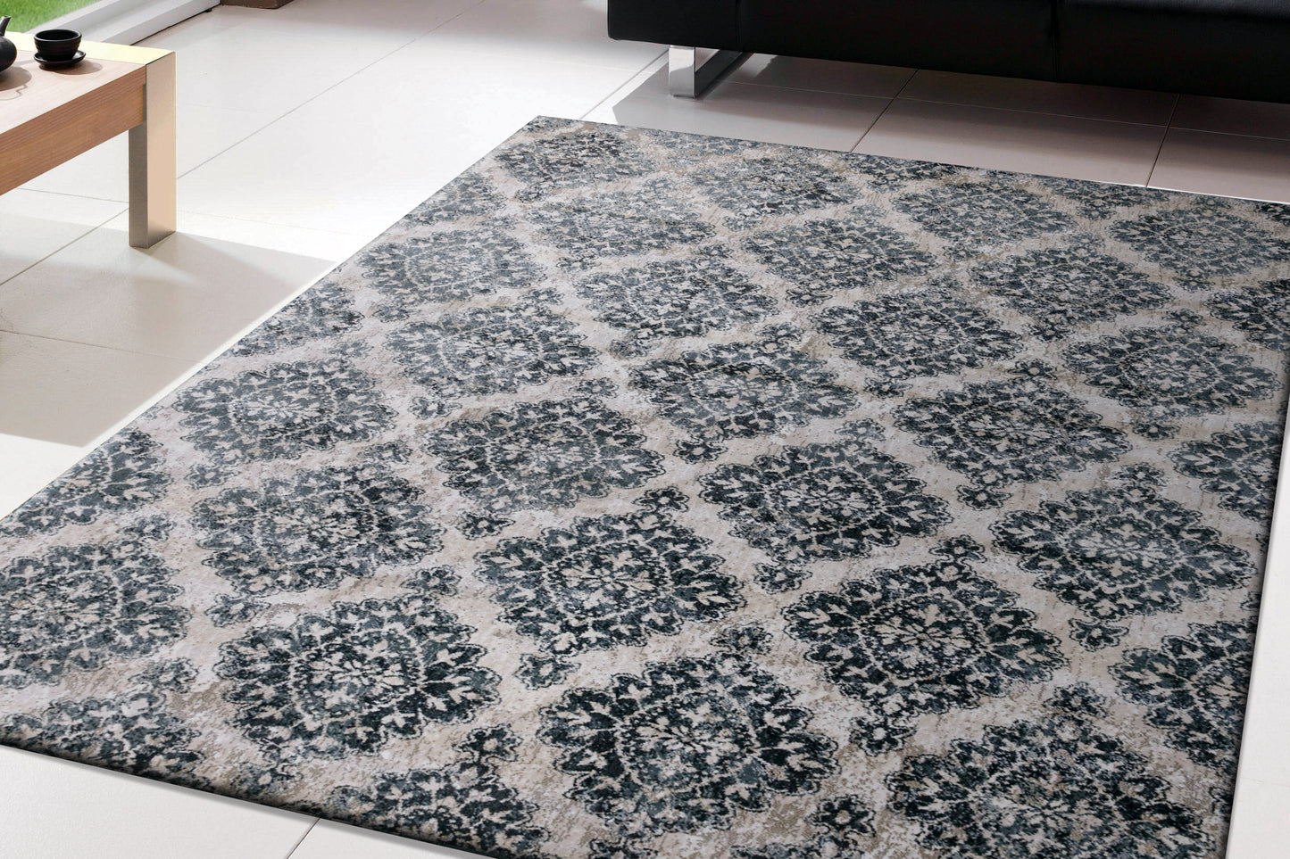 Melody 985015-117 Ivory Area Rug