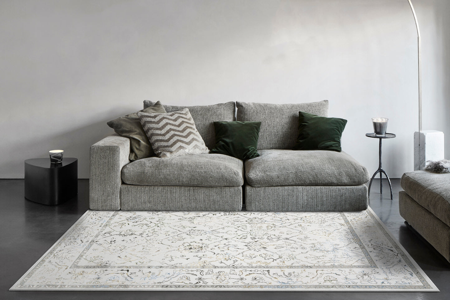 Merit 6651-999 Grey/Multi Area Rug