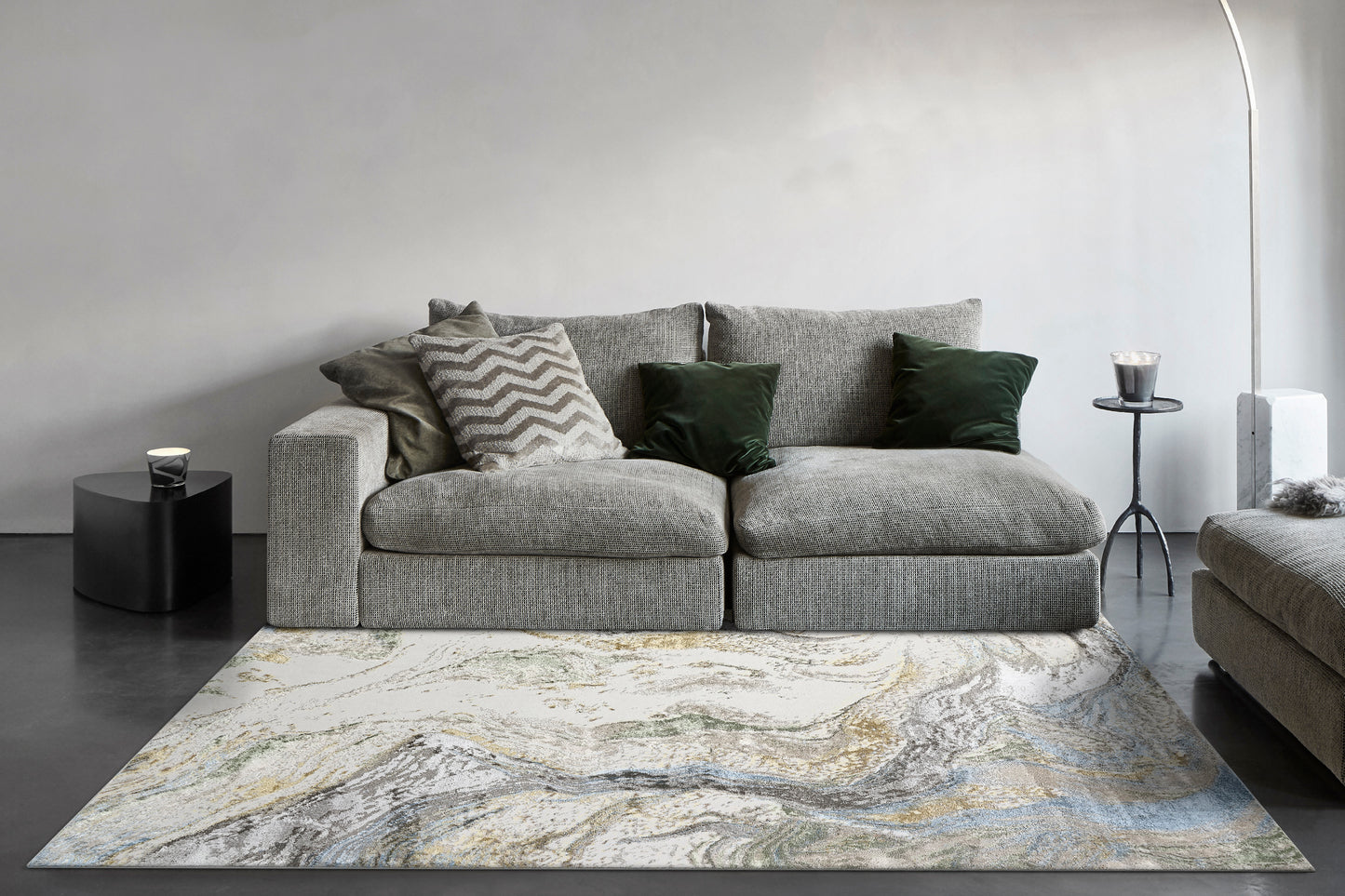 Merit 6653-999 Grey/Multi Area Rug