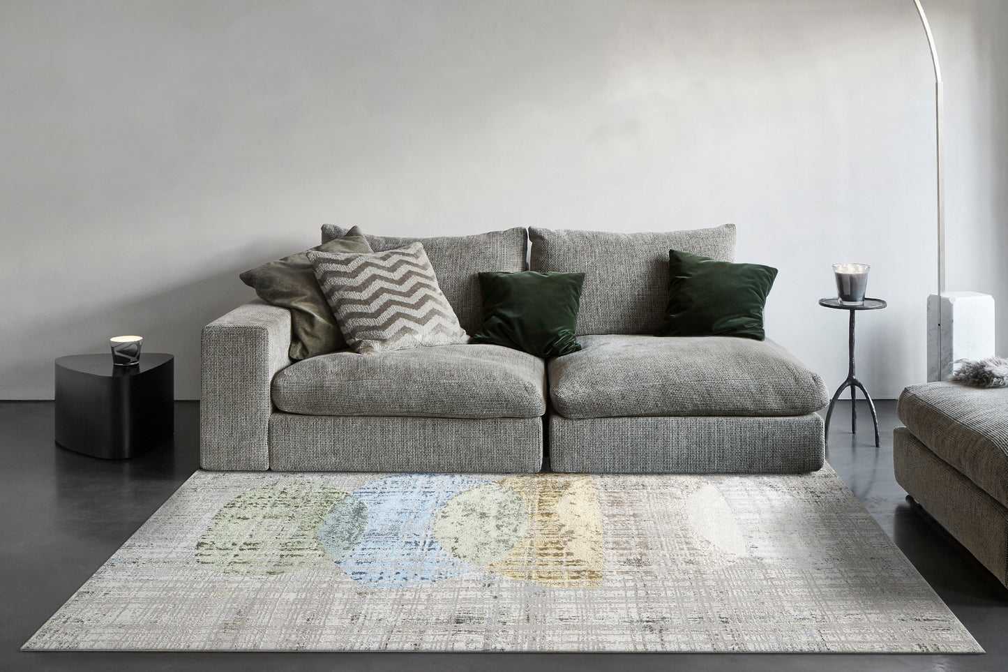Merit 6656-999 Grey/Multi Area Rug