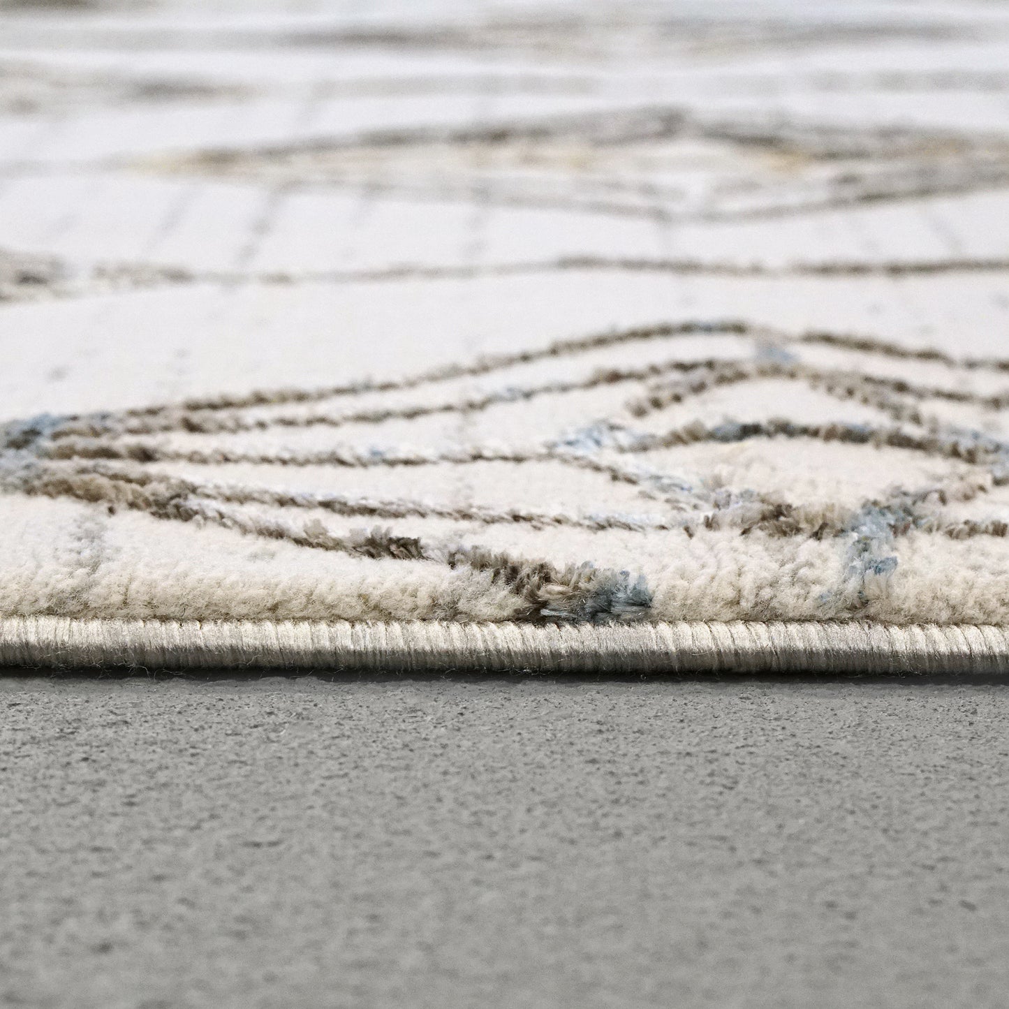 Merit 6660-958 Grey/Blue/Gold Area Rug