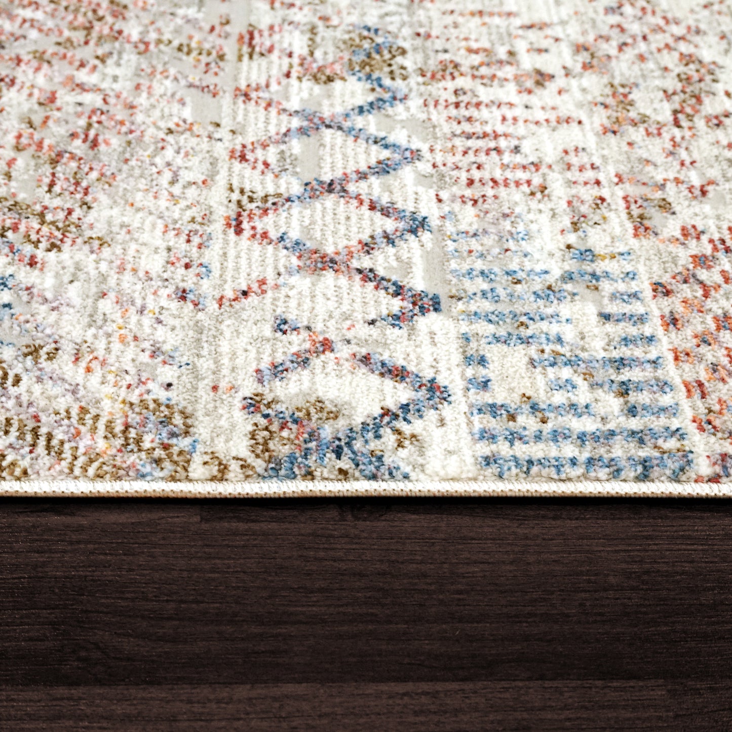 Mood 8450-130 Ivory/Red Area Rug