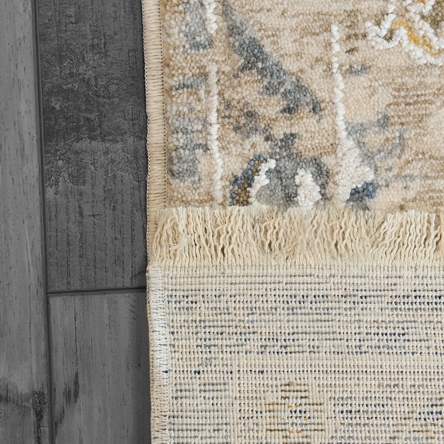 Opulus 4312-897 Beige/Grey/Gold Area Rug