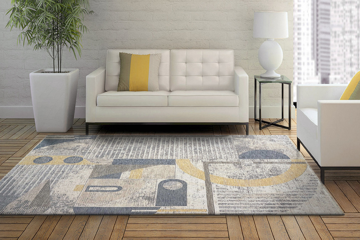 Opulus 4315-899 Beige/Multi Area Rug