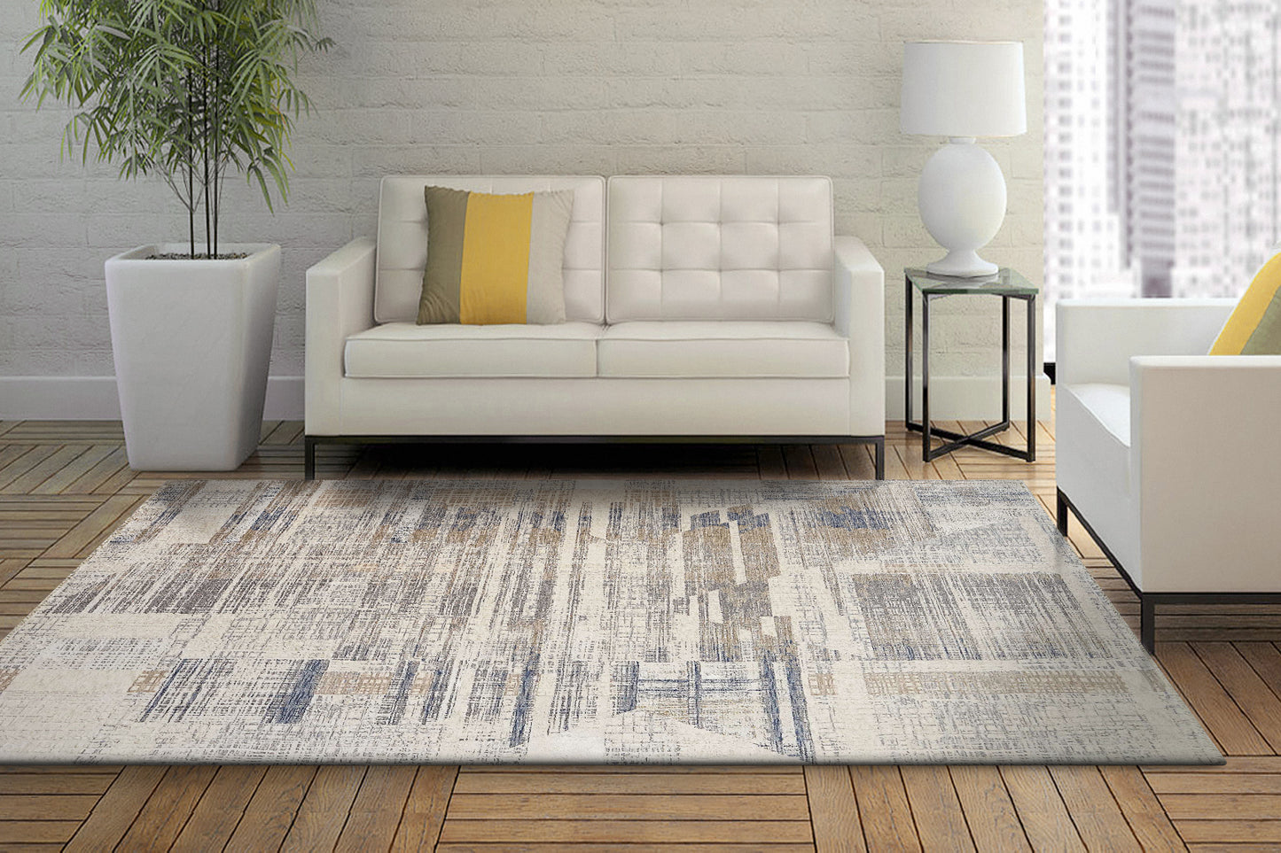 Opulus 4316-899 Beige/Multi Area Rug