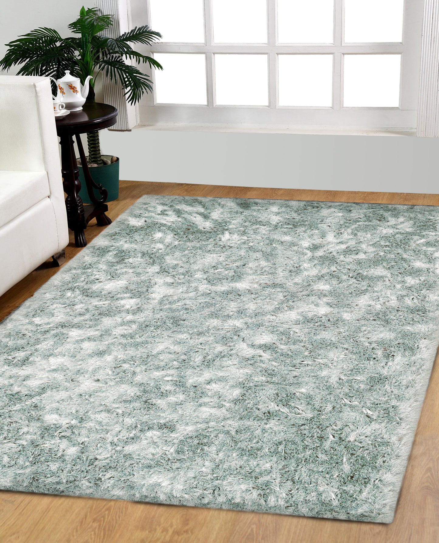 Paradise 2400-404 Teal Area Rug