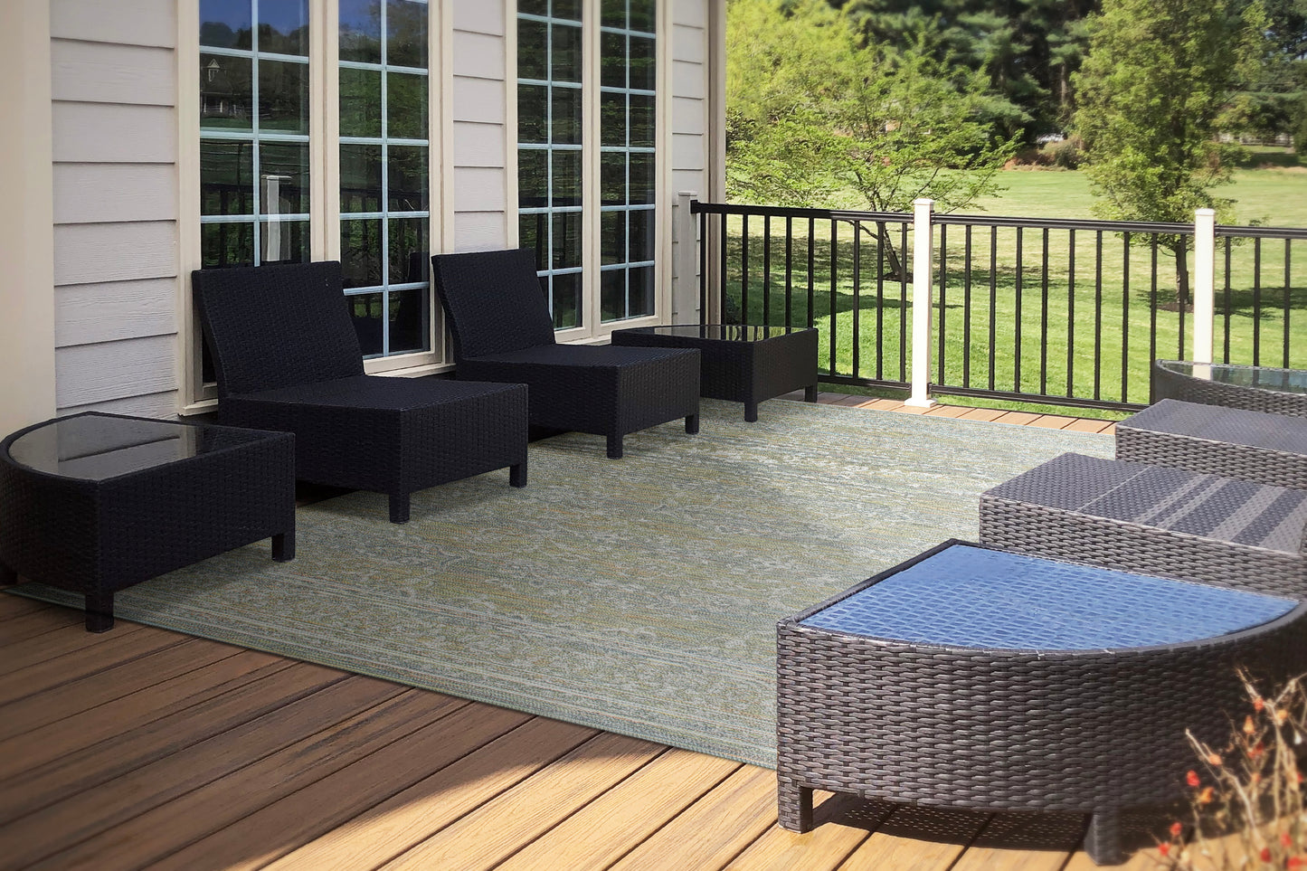Portofino 89009-4004 Grey/Beige Area Rug