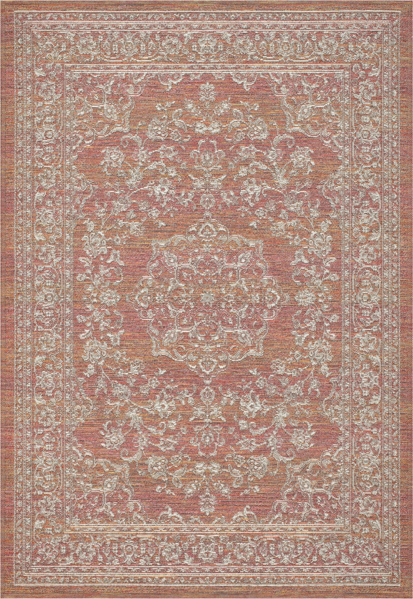 Portofino 89009-8009 Rust/Ivory Area Rug