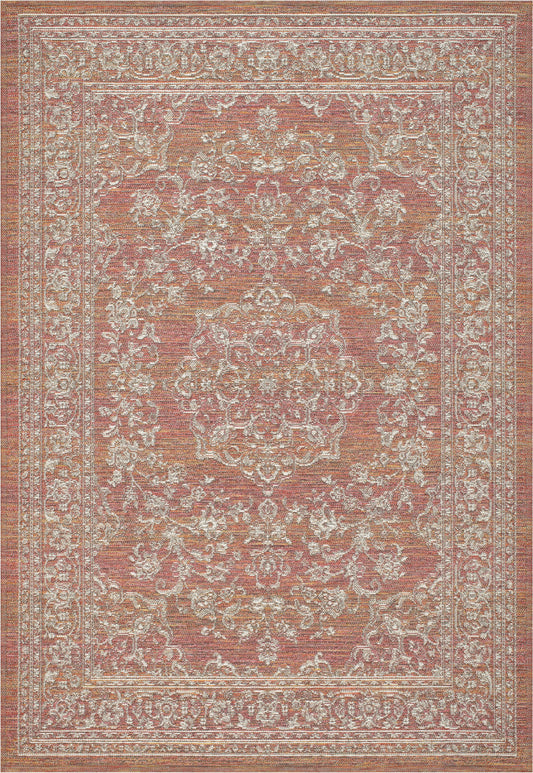 Portofino 89009-8009 Rust/Ivory Area Rug