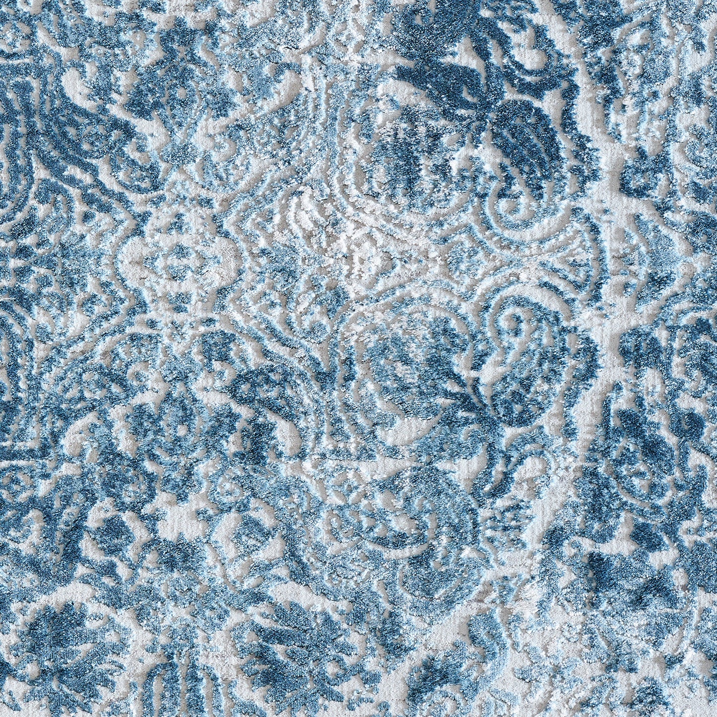 Quartz 27040-500 Ivory/Blue Area Rug