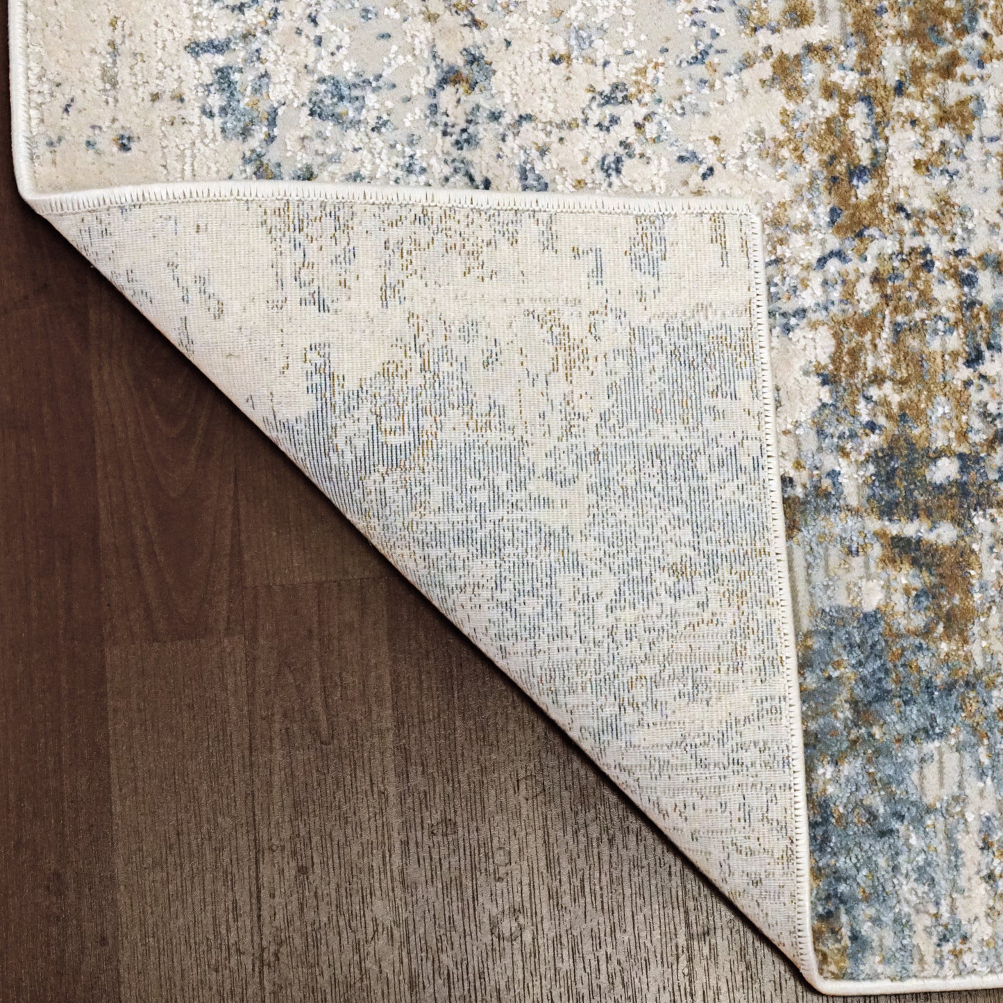 Quartz 27050-150 Ivory/Blue Area Rug