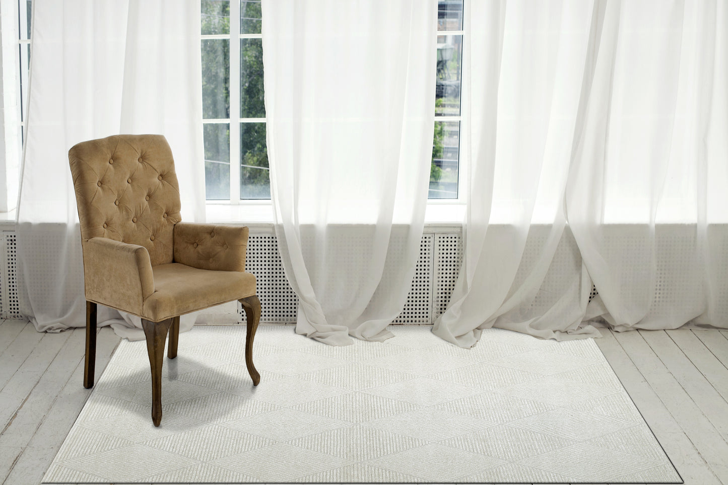 Quin 41006-6161 Ivory Area Rug