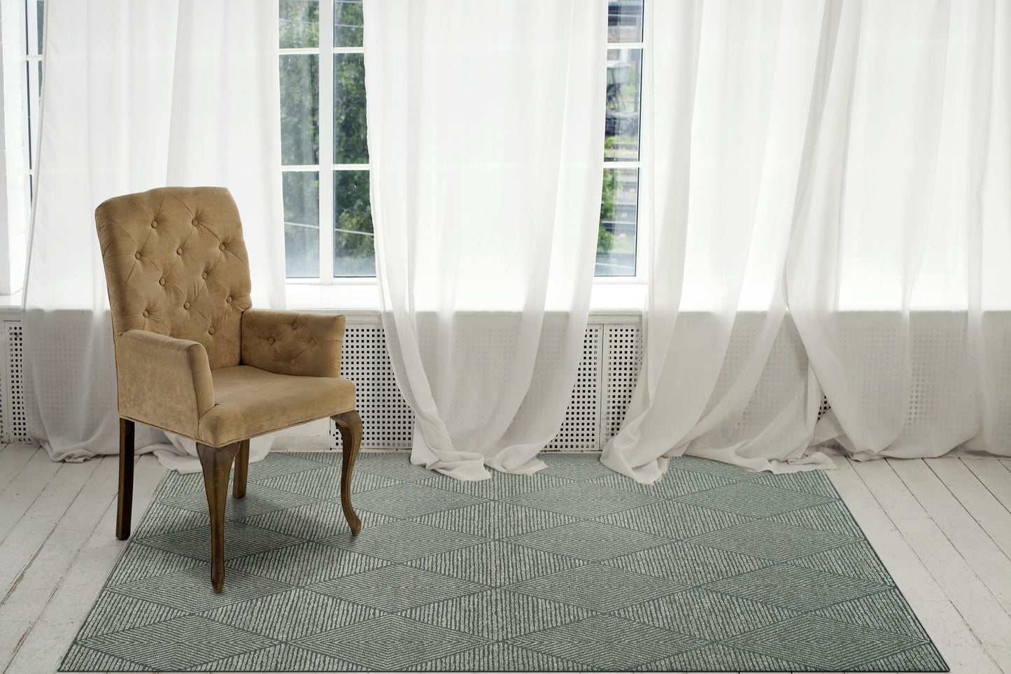 Quin 41006-7131 Dark Grey Area Rug