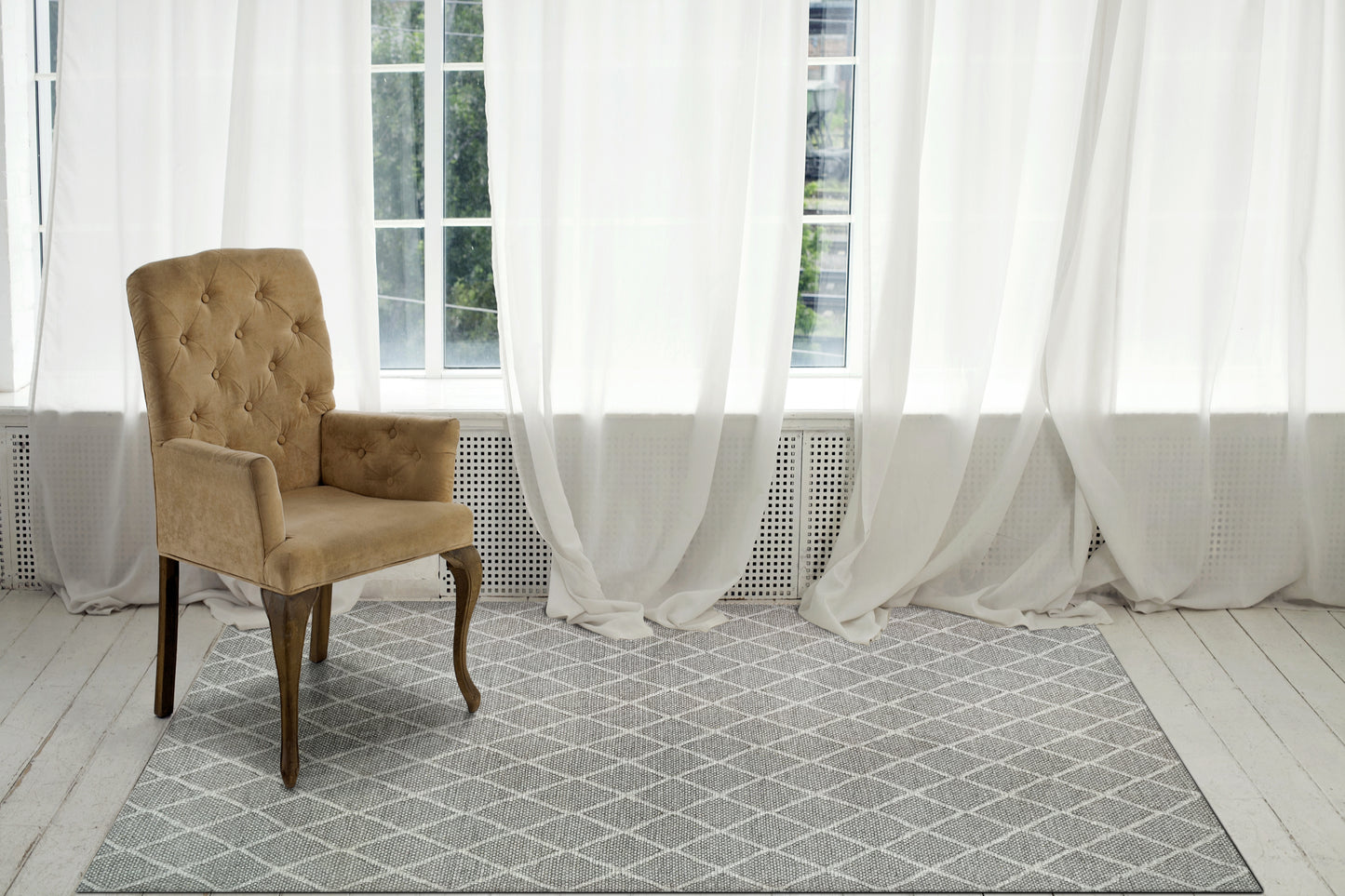 Ray 4260-900 Grey Area Rug