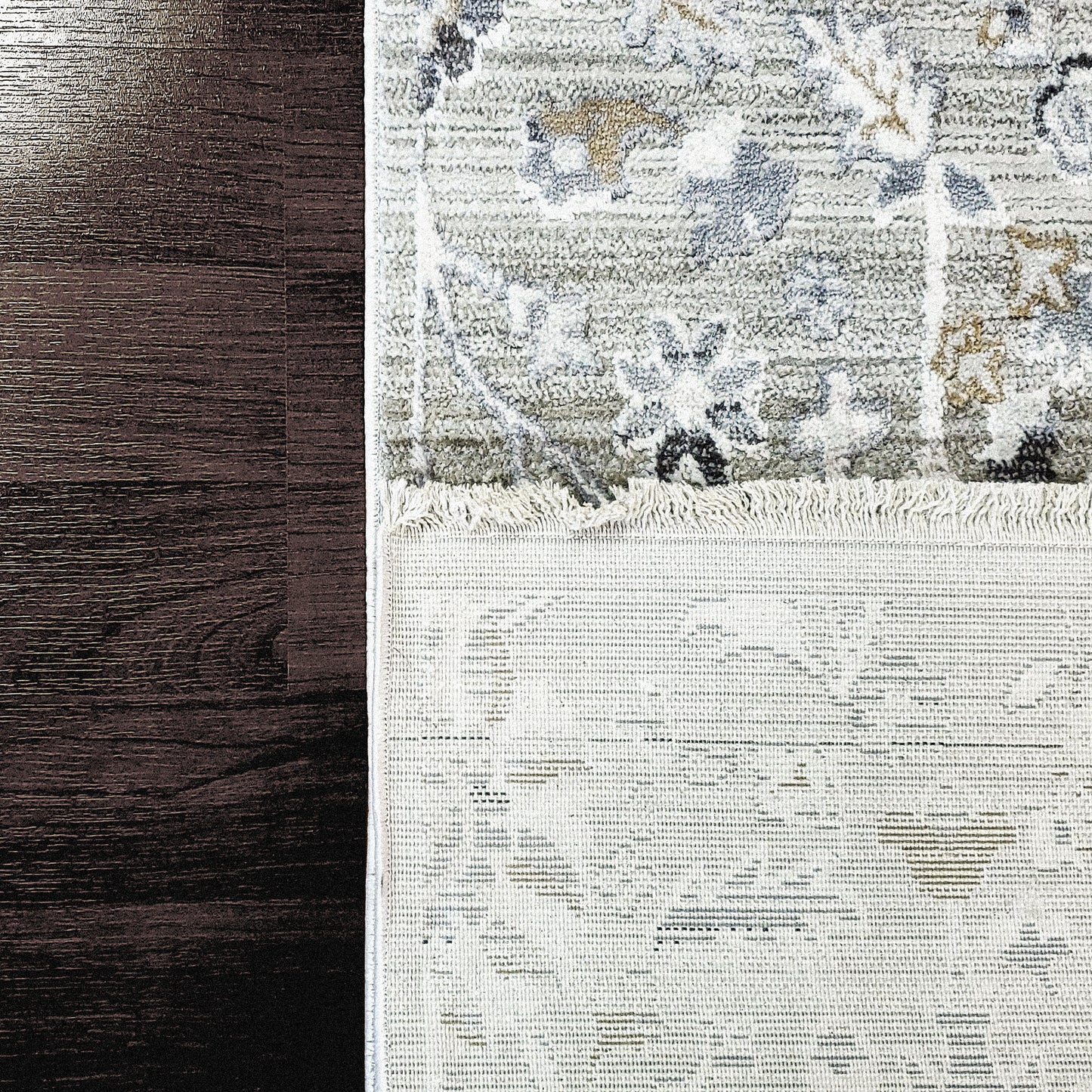 Refine 4635-897 Taupe/Silver/Gold Area Rug