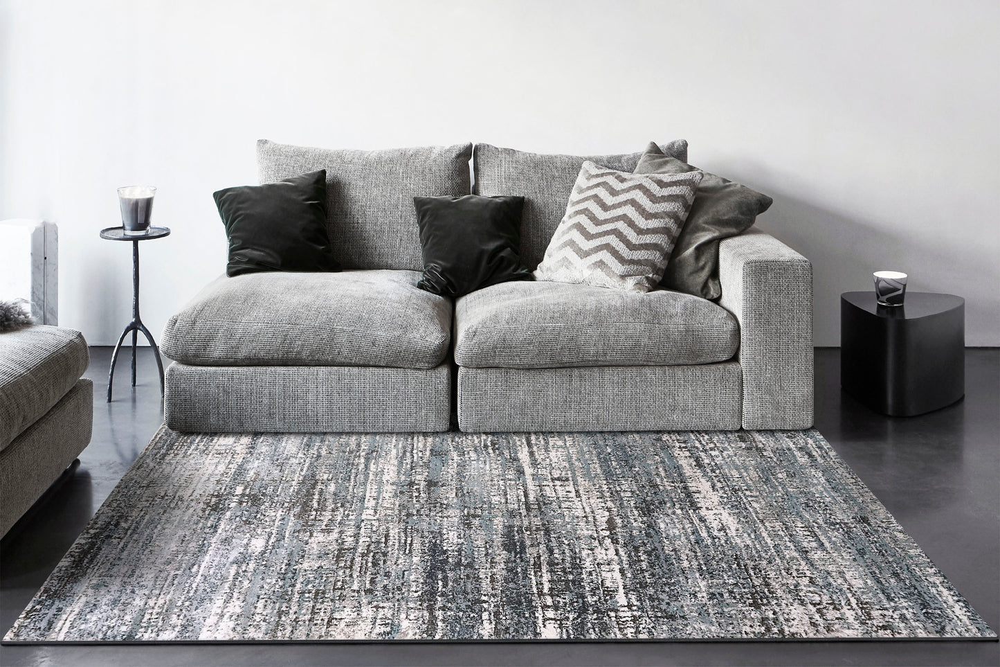 Riley 6030-509 Blue/Grey Area Rug