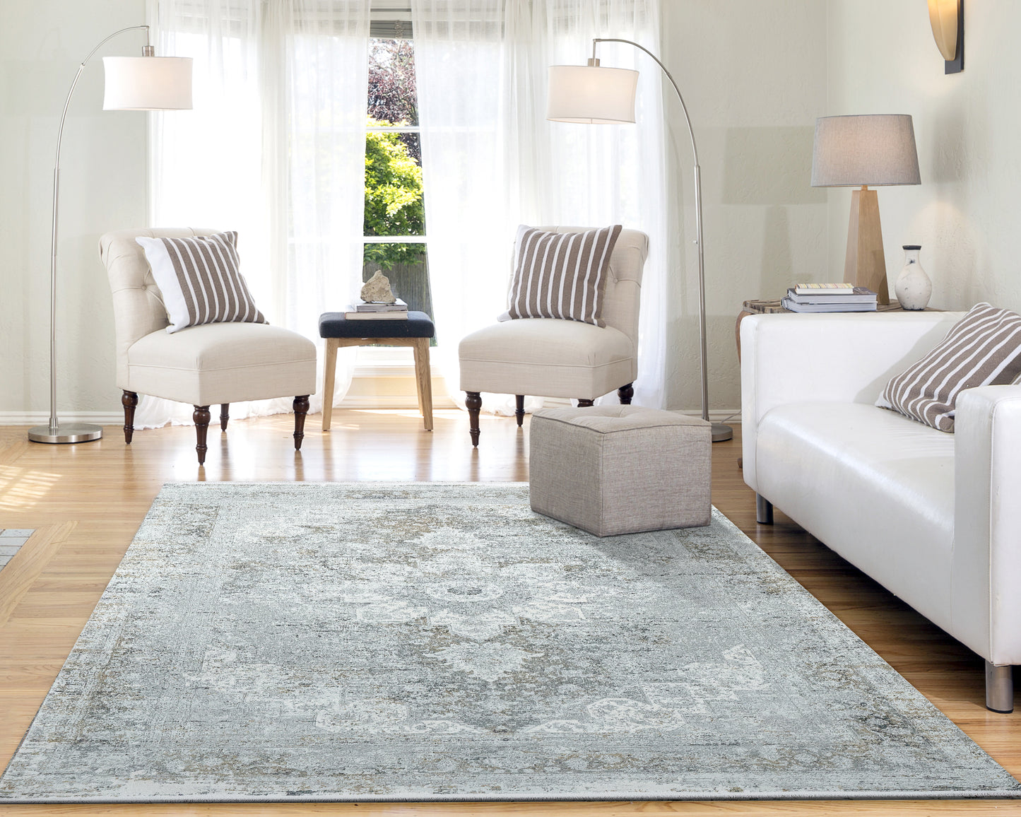 Ruby 2161-900 Grey Area Rug