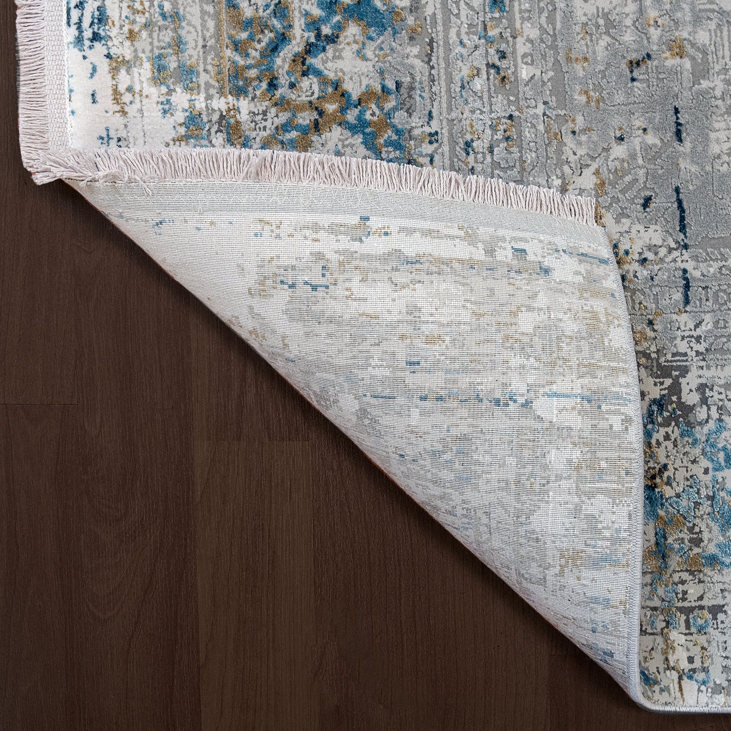 Ruby 2161-950 Grey/Blue Area Rug