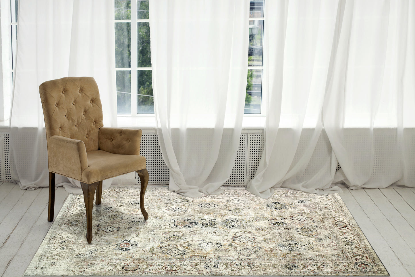 Savoy 3575-899 Beige/Multi Area Rug
