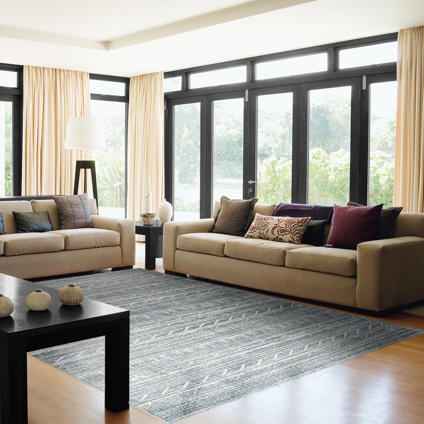 Savoy 3579-598 Denim/Grey/Cream Area Rug