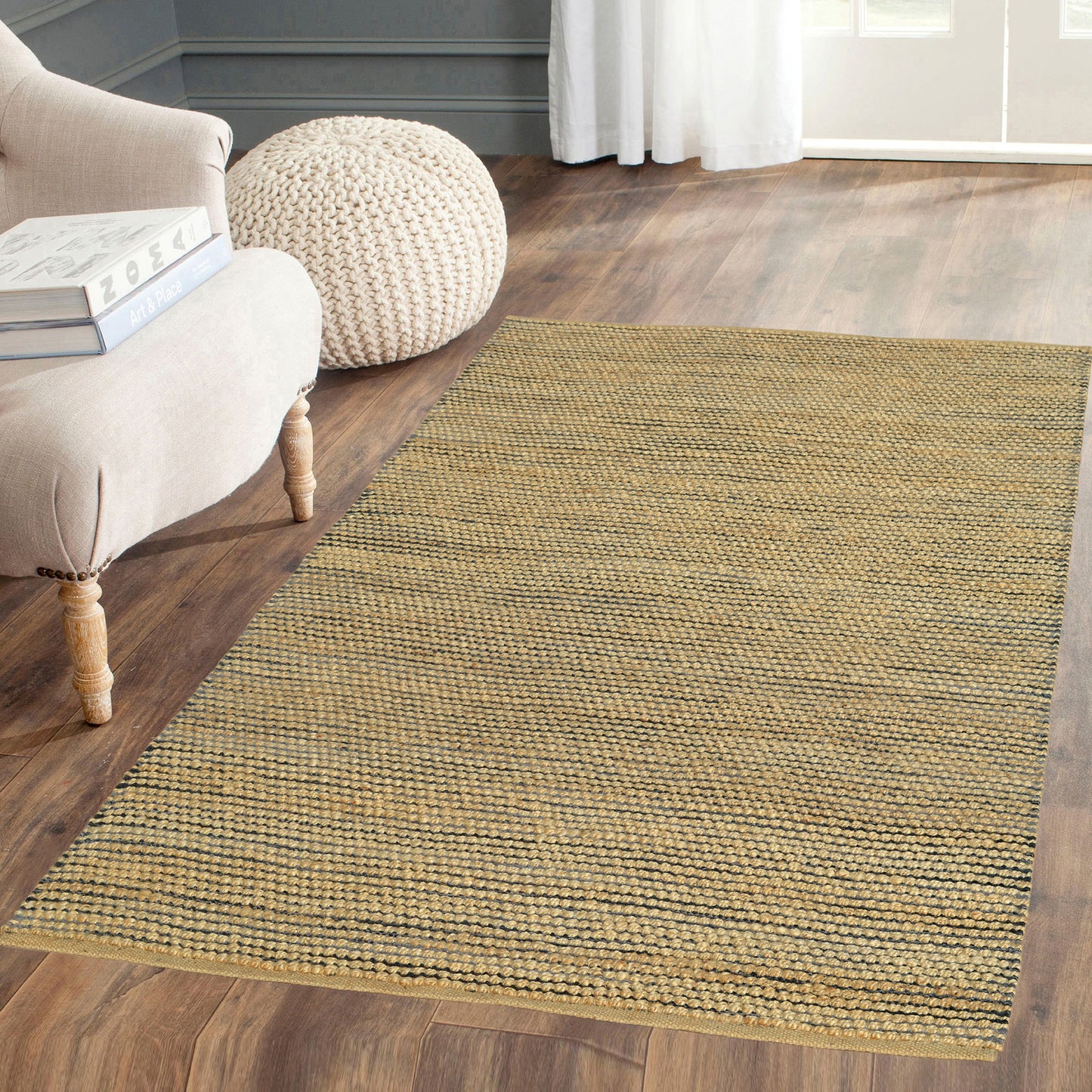 Shay 9421-890 Natural/Charcoal Area Rug