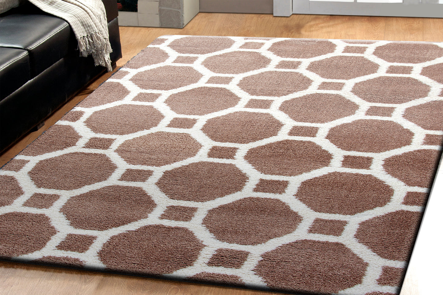 Silky Shag 5903-115 Beige Area Rug