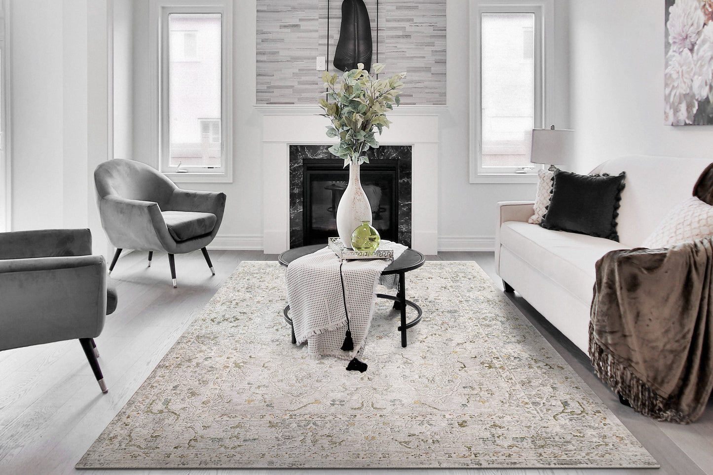 Skyler 6711-999 Grey/Multi Area Rug