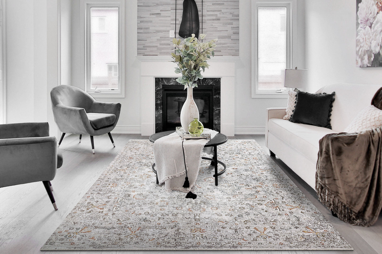 Skyler 6713-999 Grey/Multi Area Rug