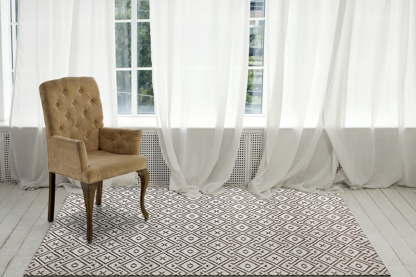 Soul 7402-190 Ivory/Charcoal Area Rug