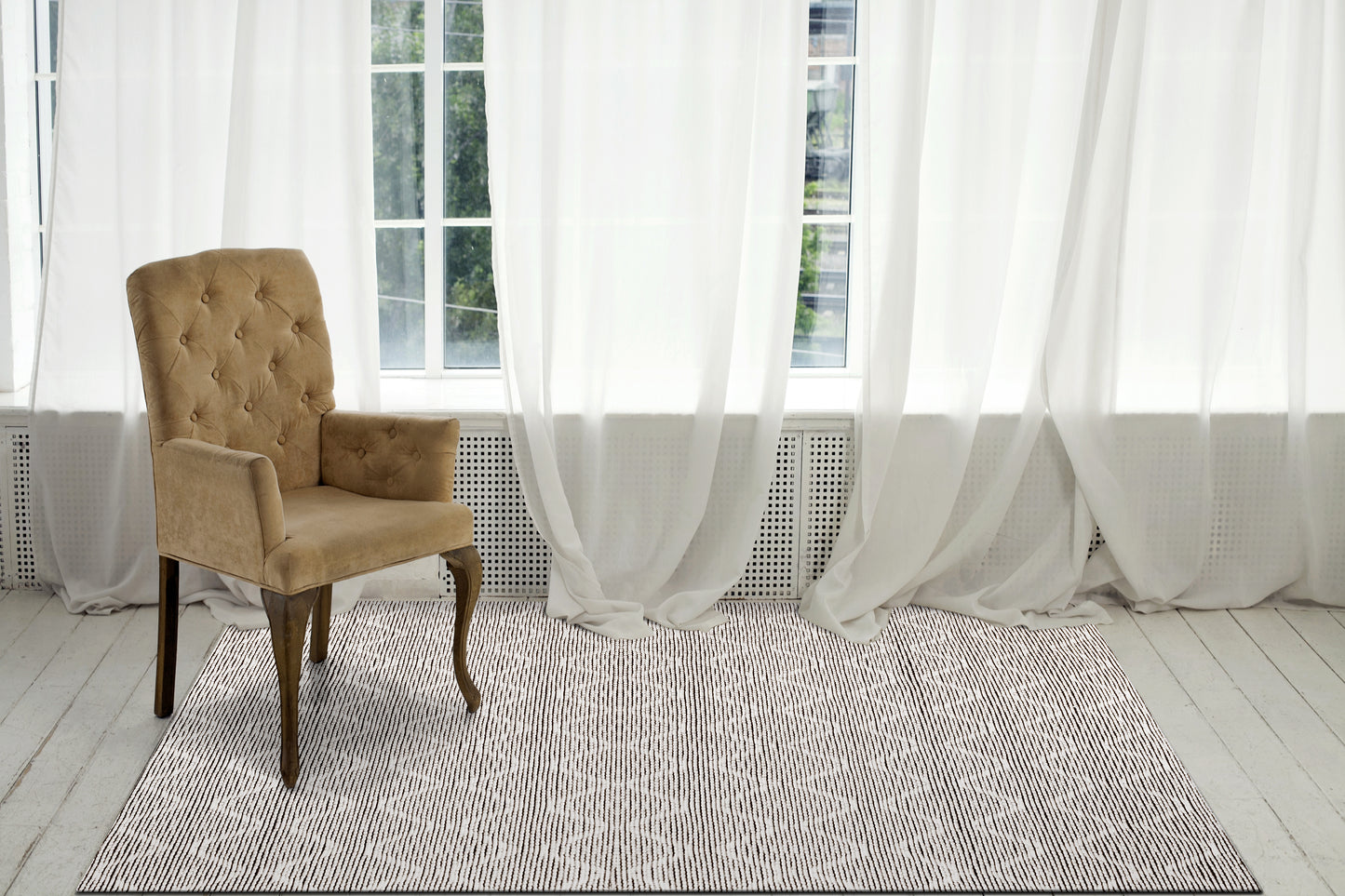 Soul 7403-190 Ivory/Charcoal Area Rug
