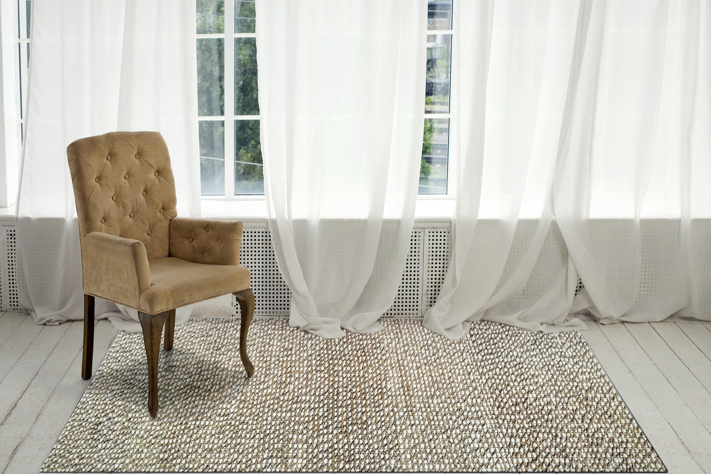 Step 8640-898 Beige/Grey/Taupe Area Rug