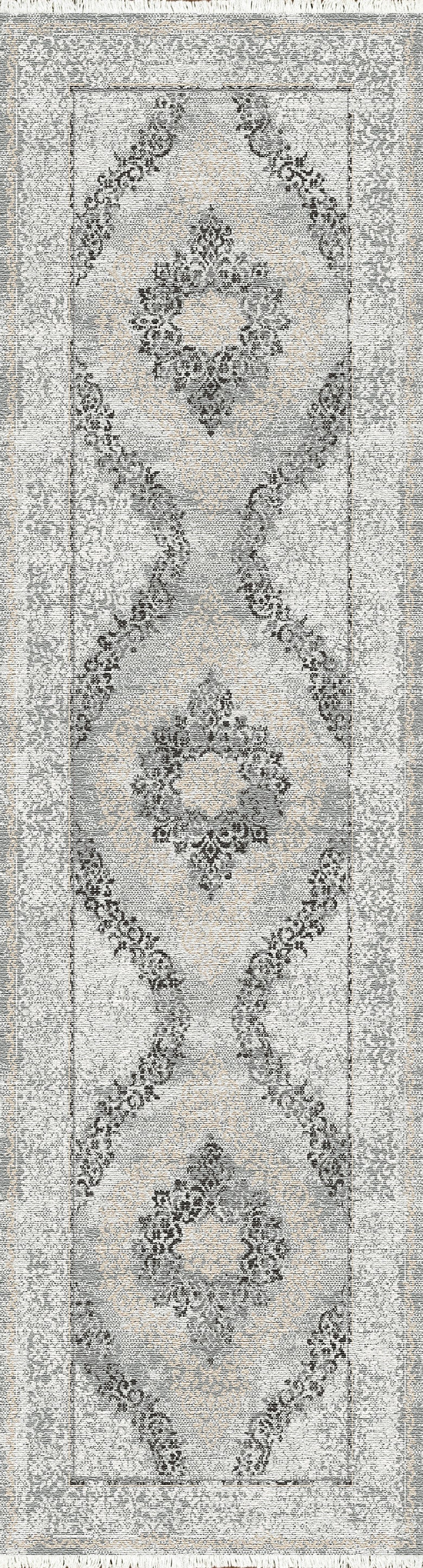 Sunrise 6681-899 Cream/Grey/Charcoal Area Rug
