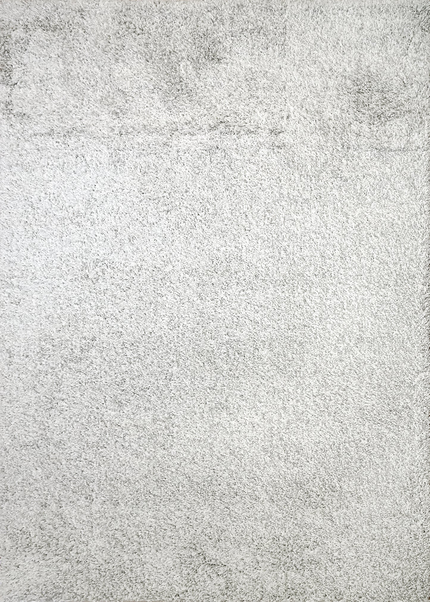 Super Shaggy 3720-100 Ivory Area Rug 5x7