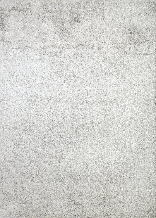 Super Shaggy 3720-100 Ivory Area Rug 5x7