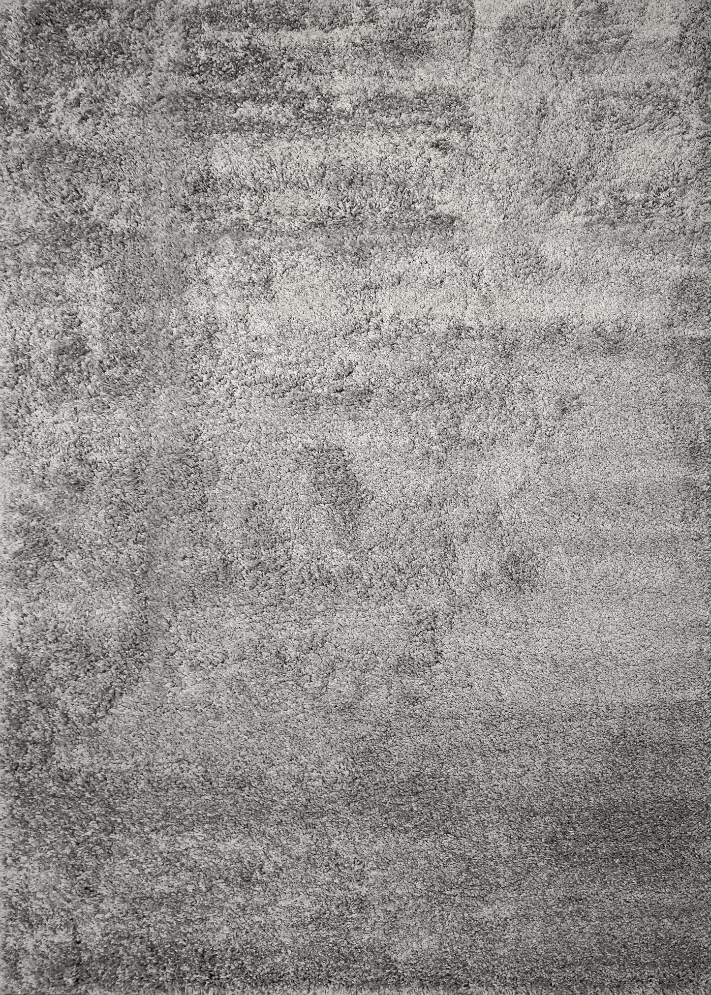 Super Shaggy 3720-903 Silver Area Rug 5X7