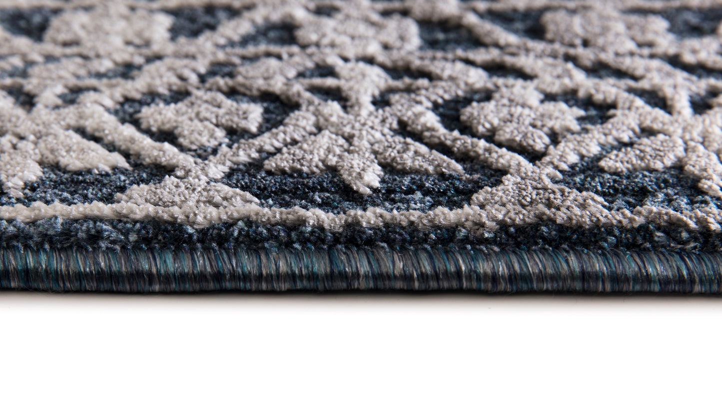 Torino 3327-500 Navy Area Rug