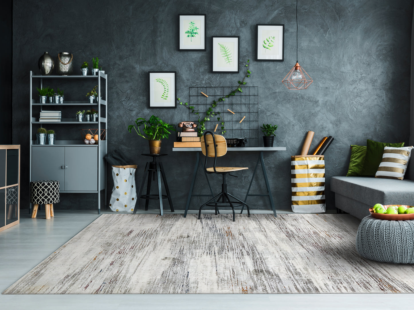 Torino 3330-199 Ivory/Multi Area Rug