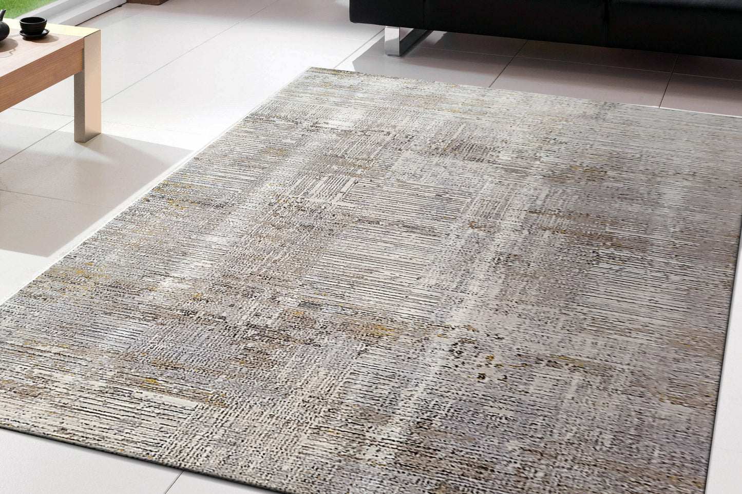 Unique 4053-130 Cream/Rust Area Rug