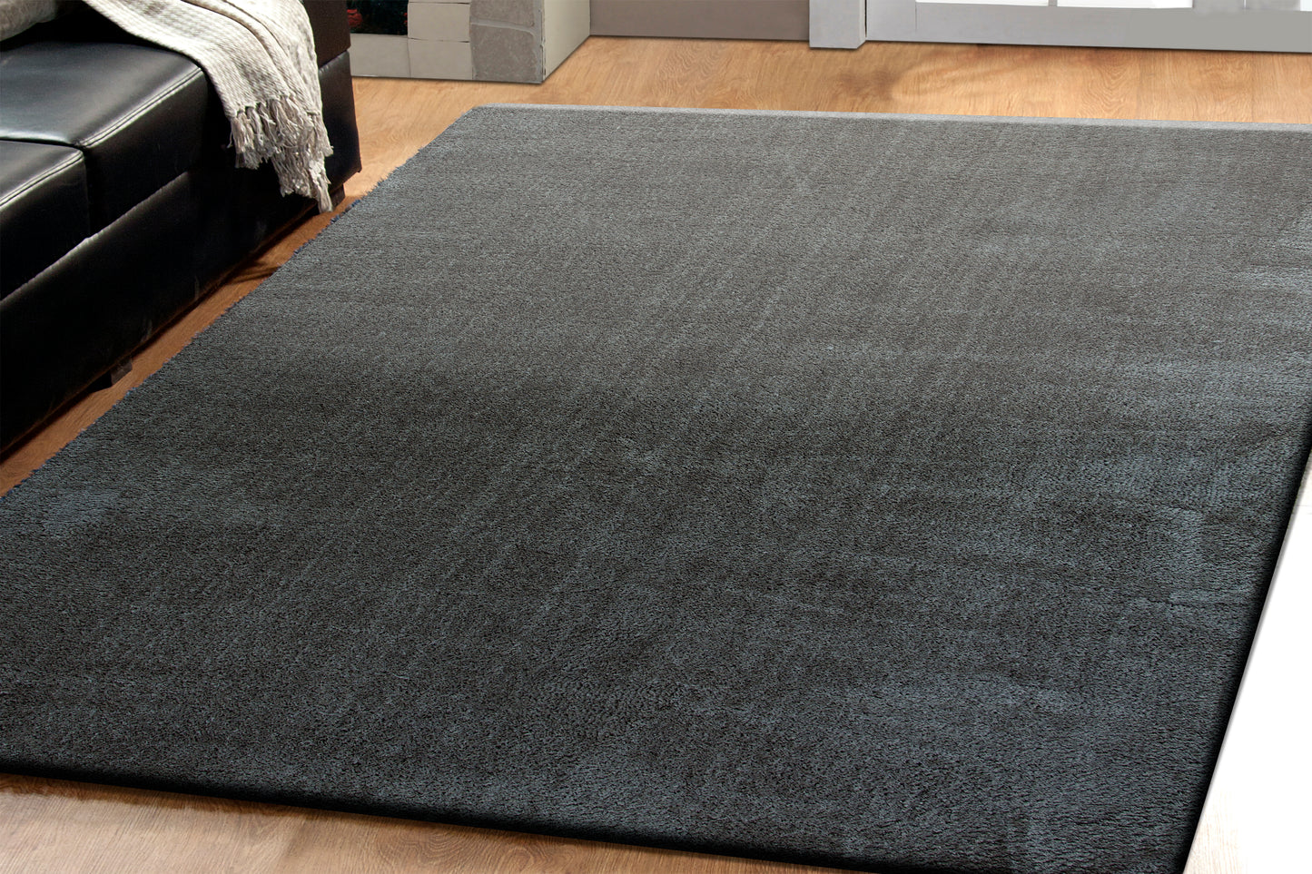 Velvet 5900-900 Grey Shag Rug
