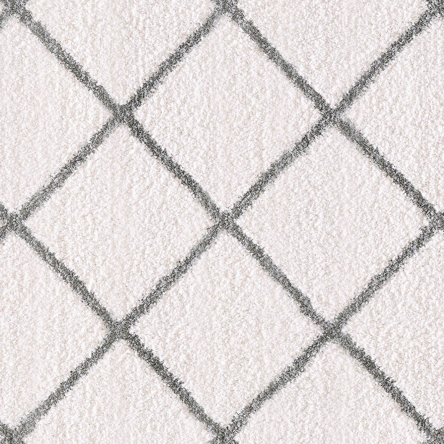 Velvet 5920-109 Grey/Ivory Shag Rug