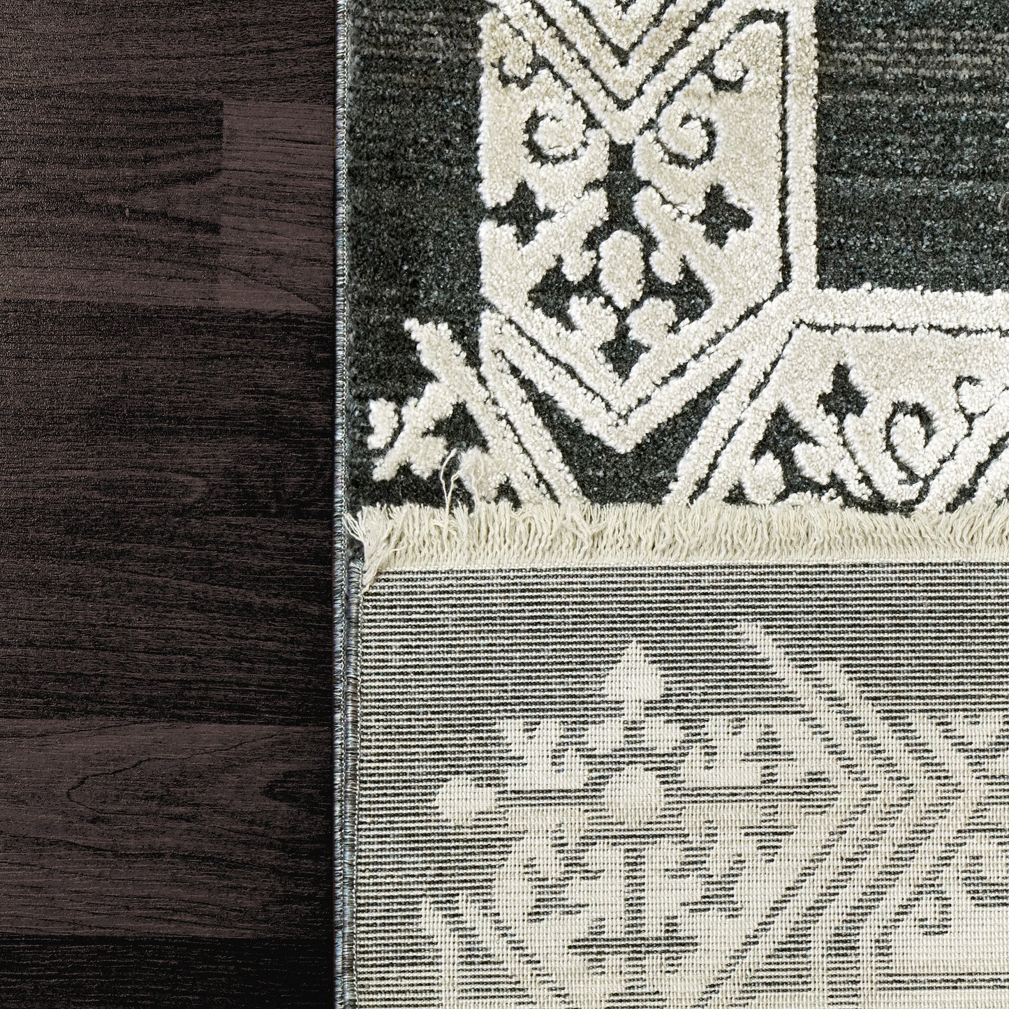 Wingo 7955-518 Blue/Cream Area Rug