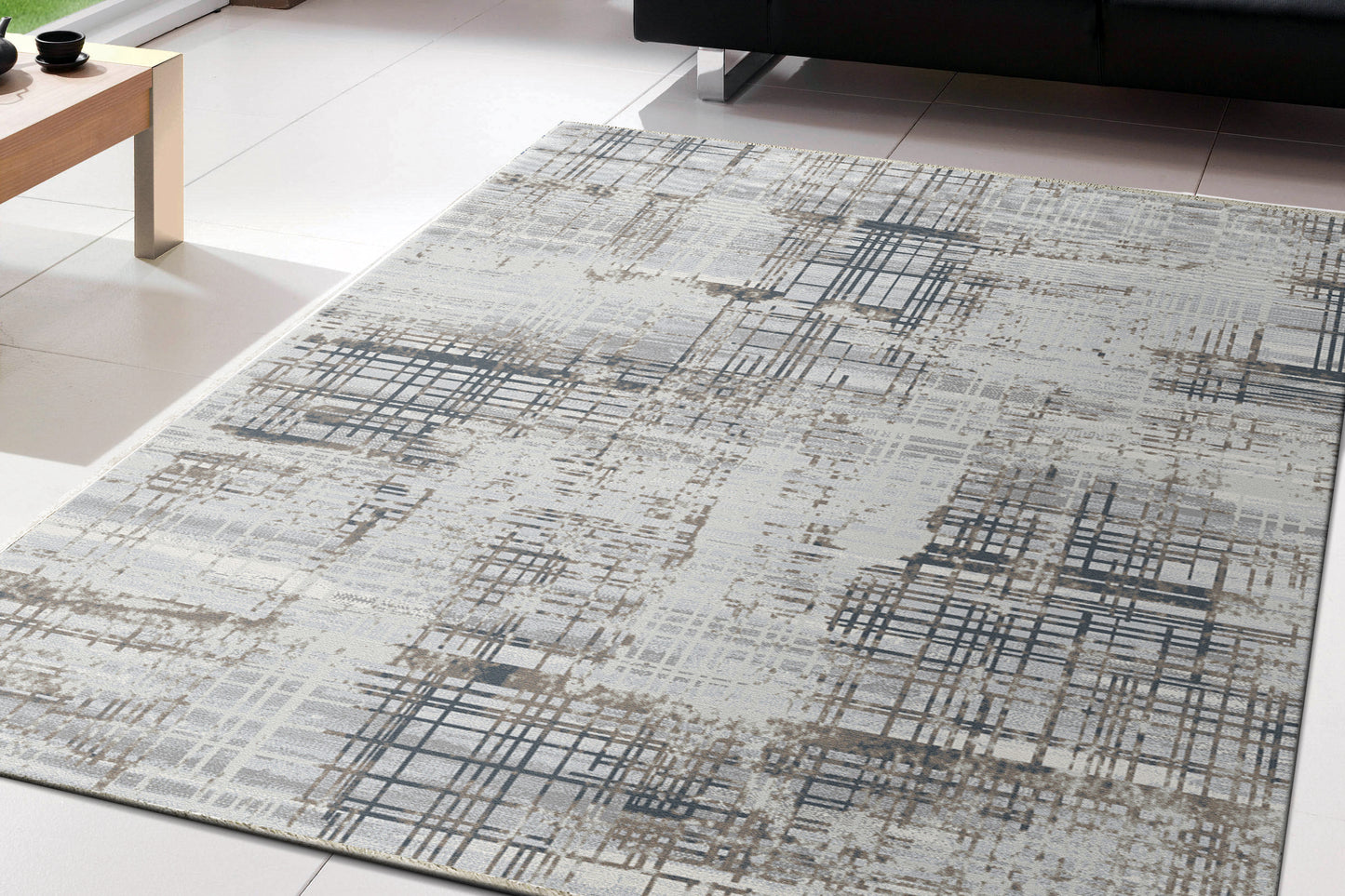 Wingo 7962-980 Grey/Taupe Area Rug