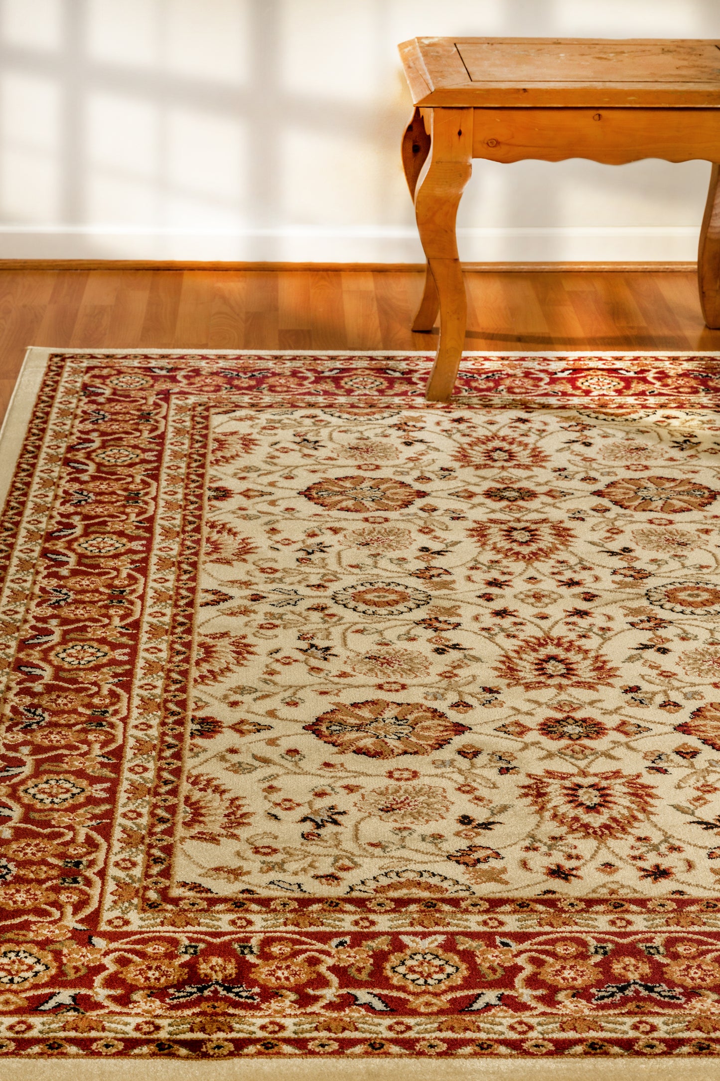 Yazd 2803-130 Cream/Red Area Rug