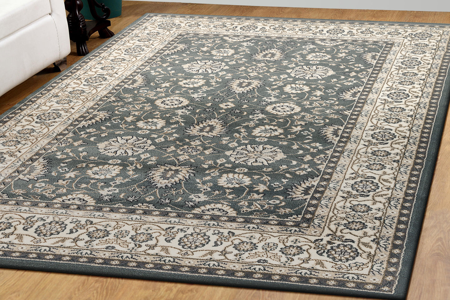 Yazd 2803-150 Grey/Ivory Area Rug